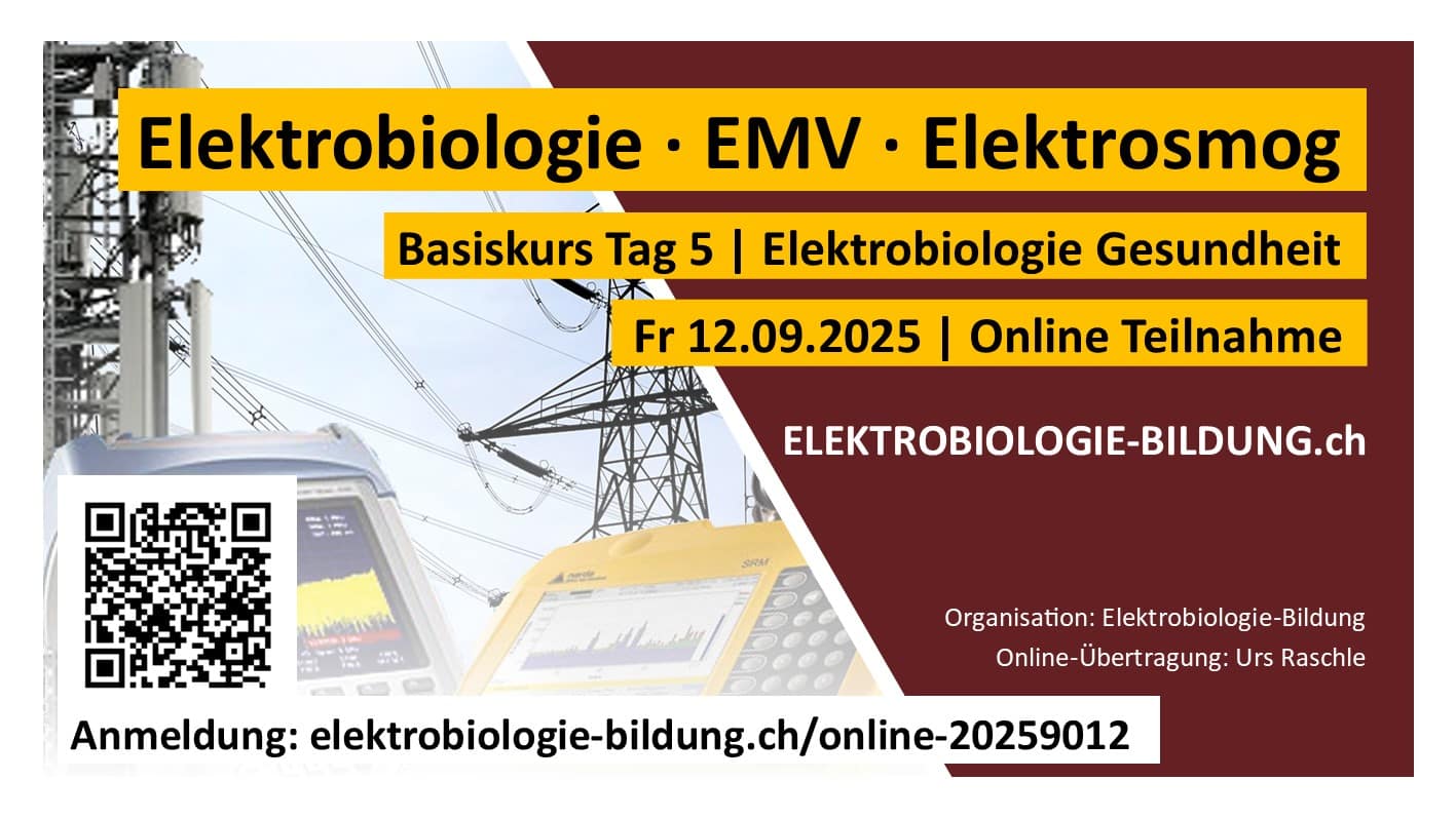 Elektrobiologie und Gesundheit (Online-Tages-Seminar)
