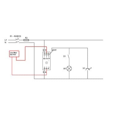Netzfreischalter Hilfsmat Netzfilter NA-FF47 – Bild 2