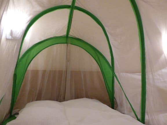 Abschirm-Reise-Baldachin Einzelbett "SILVER-TULLE" (50dB) – Bild 7